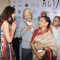 Sara with Ramesh and Seema Deo snapped at CINTAA Act Fest