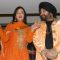 Daler mehndi and Dia Mirza at a press-meet for the Film "Kissan" in New Delhi on Wednesday