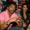 Bollywood actor Suniel Shetty and Sophie Chaudhry at a press meet for her film '''' Daddy Cool'''', in New Delhi on Tuesday