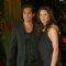 Bollywood actor Arjun Rampal with wife at the red carpet event at openig of Arjun Rampal and A D Singh''s "LAP'''' restaurant, in New Delhi on Friday Night