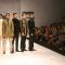 Models on the ramp during the Narendra Kumar show at the "India Mens Week"