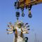 Devotees carrying the "Durga Idol" for immersion in the river Yamuna in New Delhi on Monday 28th September 2009It marks the end of the four day long Durga puja festival mostly celebrated by the Bengali community throughout India and