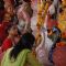 Jaya Bachchan attends last day of Durga Pooja
