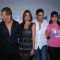 Lara Dutta, Akshay Kumar and Katrina Kaif on promotional event of their film ''Blue'' in Mumbai
