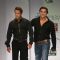 Salman Khan and his brother Sohail Khan at the designer Sanjana Jon show at the Wills Lifestyle India Fashion Week in New Delhi on Sunday 25 Oct 2009