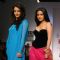 Riya Sen and Raima Sen at the designer Sanjana Jon show at the Wills Lifestyle India Fashion Week in New Delhi on Sunday 25 Oct 2009