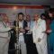Yash Chopra and Shekhar Kapur at Cinema scapes conference at Leela, Andheri, Mumbai on Wednesday