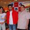 Katrina Kaif, Ranbir Kapoor and producer Ramesh Taurani promote their film "Ajab Prem ki Gazab Kahani" at Reliance Trends