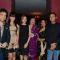 Govinda, Koena Mitra, Govinda''s daughter with her mother, Gulshan Grover and Jackie Shroff at the launch of Purnima Lamchae and Misti Mukherjee''s Films at Enigma