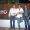 Jackie Shroff with Nicolo and Saahil Zaroo at Sahil Zaroo''s birthday bash at Elbow Room