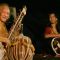 Sitar player Pt Ravi Shankar and his daughter Anoushka Shankar at the concert ''''Music in the Park'''', in New Delhi on Saturday (IANS: Photo)