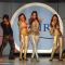 Mallaika Arora Khan with top models at Achala Sachdev''s Uzuri Jewels launch in Hyatt Regency