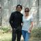 Udita Goswami and Anuj at Chase film on location