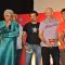 Javed Akhtar, Shankar Mahadevan, Ehsaan, Loy and Farhan Akhtar at "Karthik Calling Karthik Film Music Launch" in Cinemax