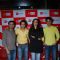 Bollywood actors Vatsal Sheth, Tabu and Sharman Joshi at the promotional event of their upcoming movie "Toh Baat Pakki" at Big FM studios,Andheri in Mumbai