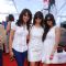 Bollywood actress Genelia D''Souza and designer Neeta Lulla at Elle Race at Mahalaxmi Race Course