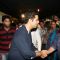 Filmmaker Karan Johar interacts with crowds at Cinemax at Andheri