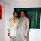 Anup Jalota with wife Medha at The ''Hang'' instrument is made in Switzerland