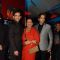 Poonam Sinha with Kush Sinha and Luv Sinha at Saadiyan film premiere