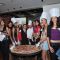 Femina Miss India finalists make giant pizza at Novotel Hotel at Novotel, Juhu