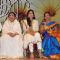 Playback singer Lata Mangeshkar and Kajol at Dinanath Mangeshkar Puraskar award at Sion in Mumbai