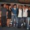 Katrina Kaif, Ranbir Kapoor, director Prakash Jha, Arjun Rampal and Manoj Bajpayee, at a press meet for film "Rajneeti" in JW Marriott, Mumbai