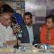 Chetan Bhagat and kapish Mehra at unveils Pritish Nandy''''s Book Again at Crossword, Mumbai
