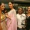 Models at the opening of of Sanjana Jon,s exclusive store in New Delhi on Saturday