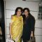 Singer Anuradha Paudwal with a friend at the launch of Fan Club at Bhaidas Hall