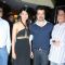 Anil Kapoor with Bollywood actress Aruna Shields at the premiere of MrSingh MrsMehta at PVR Juhu