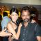 Bollywood actress Aruna Shields with Prashant at the premiere of MrSingh MrsMehta at PVR Juhu