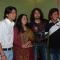 Shaan,Sonu at 10 top musicians jam for animation film "Mo Mamo" at  Aadesh Shrivastava studio, Juhu