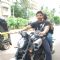 John takes a bike ride with RJ Malishka at Bandra