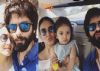 Shahid Kapoor goes out on a FAMILY DATE with wife Mira and baby Misha