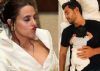 Neha shares an ADORABLE pic of daughter Mehr sleeping on Angad's chest