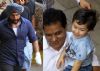 Taimur DROPPED in on the sets to SURPRISE Daddy Saif: Cute Pics Below