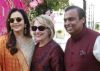 Former First Lady of US Hillary Clinton arrives for the AMBANI WEDDING