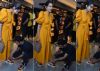 ADORABLE: Anand goes down on his knees to tie Sonam Kapoor's shoelace