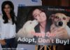 Adopt stray dogs, appeals Raveena Tandon