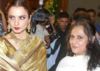 Rekha extends friendly hand to Jaya Bachchan