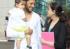 Spotted: Riteish with Son Riaan while Genelia hides her baby bump