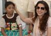 Juhi Chawla meets thalassemic children in Kolkata
