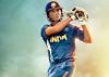 Dhoni obliges his fans by playing his patented Helicopter shot!