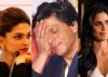 Deepika- Katrina 'FIGHT' is causing trouble for Shah Rukh Khan