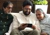 How CUTE is this candid picture of the Bachchan's. Can you CAPTION it?