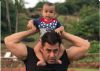 Salman Khan's little nephew wants to give media bytes! Video below