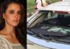 Neha Dhupia met with an ACCIDENT, car CRASHED