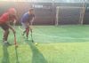 Angad Bedi starts training in hockey for his next film.