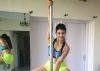 Jacqueline's 'Pole Dance' turns into a 'Fitness Regime'