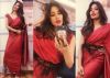 Chitrangda Singh redefines a Saree with a Slit and Furry Belt